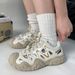 Fashion Outdoor Hollow Casual For Women 2025 Summer New Ugly Cute Running Sports Hiking Dad Shoes_vogvips.com