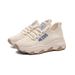 2024 Women's Spring New Single Korean Versatile Casual Comfortable Breathable Sports Increase Weight And Show Slim Mesh_vogvips.com