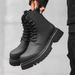 Locomotive Tooling Boots High Top Thick Sole Heightening Martin Boots Outdoor Hiking Men's Boots_vogvips.com