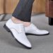 Suitable For All Seasons Genuine Leather Lace-Up Men's Business Formal Low Top Korean Style Performance Wedding Shoes_vogvips.com