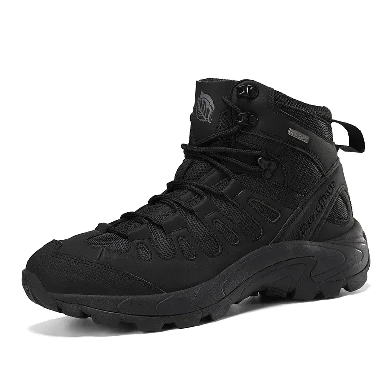 High Top Waterproof Men's Tactical Boots Hiking Shoes Large Size 47 Outdoor Sneakers Hiking Boots Non Slip Motorcycle Boots Men_vogvips.com