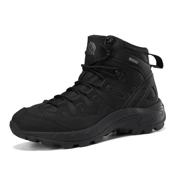 High Top Waterproof Men's Tactical Boots Hiking Shoes Large Size 47 Outdoor Sneakers Hiking Boots Non Slip Motorcycle Boots Men_vogvips.com