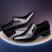 Men's Classic Oxford Dress Shoes - Lightweight Business Formal Shoes With Round Toe, Breathable & Slip-Resistant For Office Wear Office Shoes_vogvips.com