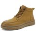 Martin Boots Men's Shoes Affect Height Increase Inner Height Increase Velvet Men's Cotton Shoes High-top Tooling Boots_vogvips.com