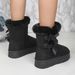 Women's Shoes Snow Boots Warm And Fluffy Casual Bow Shoes_vogvips.com