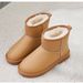 Northeast Snow Boots For Women 2025 Outdoor Fashion Waterp Non-Slip Thick Sole Winter Short Tube Loafers Warm_vogvips.com