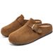 Lightweight Suede Loafers For Men – Breathable Mesh Lining, Low-Heel Casual Summer Shoes With PVC Sole And Round Toe_vogvips.com