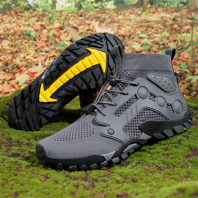 Couple Cycling Running Field Shoes Men's Outdoor Hiking Shoes Large Size Cross Country Flying Weave Breathable Mountain Climbing Rock Climbing Women_vogvips.com