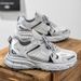 2025 Autumn New Thick Bottom Casual Versatile Breathable Mesh Men's Anti Slip Wear Resistant Fashion Dad Shoes_vogvips.com