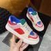version Of Little White Shoes 2026 Breathable Thick-soled Muffin Board Shoes Foreign Trade Splicing Casual Women's Shoes_vogvips.com