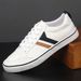 Men's Slip‑On Canvas Board Shoes, Breathable Retro‑Style Wear‑Resistant Classic Versatile Trendy Casual Sneakers For Daily Wear_vogvips.com