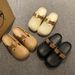 Bebealy Classic Women Clogs Slippers Women Garden Shoes EVA Light Beach Sandals With Double Buckle Pool Slippers Shower Shoes_vogvips.com