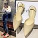 Chunky Heel For Women, Fairy Evening Pointed Toe Mid-Heel Shoes 2022, New Style Gentle Summer Women's Sandals_vogvips.com
