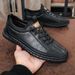 Suitable For All Seasons 2024 New Spring Business Casual Leather Loafers British Style Men's Trendy Slip-On Shoes_vogvips.com