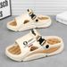 Summer Men's Massage Outdoor Sandals Beach Comfortable Indoor Slides Water Clogs Casual Shoes Men Women Home Slippers_vogvips.com