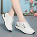 Dropshipping Women's Sports Soft Sole Travel New Spring And Autumn Versatile White Lightweight Casual Running Shoes_vogvips.com