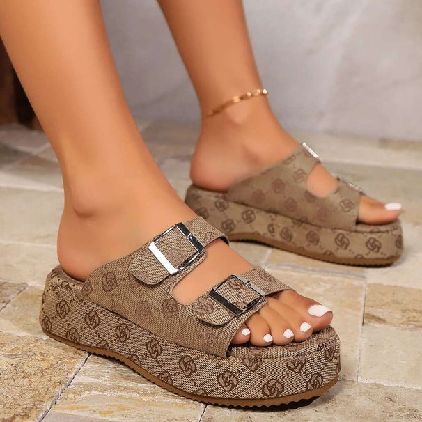 Sandals Women Slides Slippers Wedges Summer Waterproof Work Slip Fashion Beach Arch Support Luxury Shoes_vogvips.com