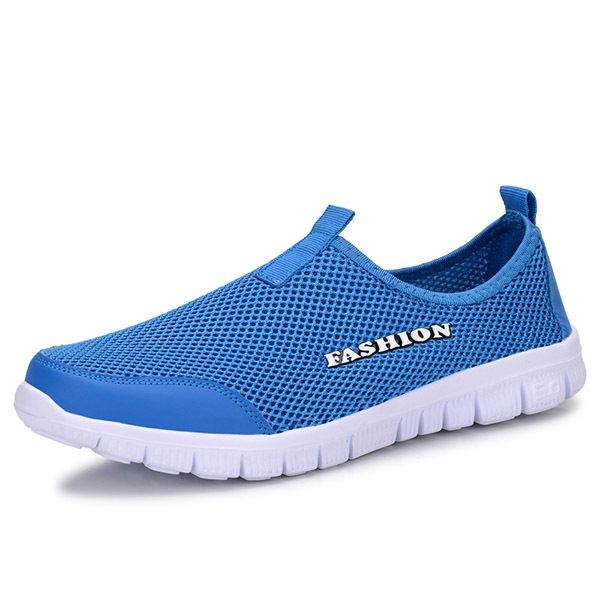 2020 Summer Comfortable Casual Shoes Mesh Breathable Sneakers For Men Footwear Plus Size 38-46_vogvips.com