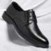Men's Hollow Out Leather Shoes Elevator Dress Wedding Formal Comfortable_vogvips.com