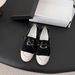 Genuine Version~2026 Early Spring New Style New-Inspired Chain Flat Leather For Women, Versatile Retro Color-Blocked_vogvips.com