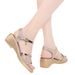 Wedge Heel Sandals Women's Soft Sole Fashion Mother Shoes Flat Sole Versatile One Word With Sandals_vogvips.com