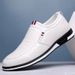 Genuine Leather Men Casual Shoes Luxury Mens Loafers Breathable Slip On Black Driving Shoe Man Low Top Business Cowhide Shoes_vogvips.com