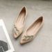 Shallow Single Shoes Women's Flat-bottomed Pointed Doudou Shoes Soft Soles Are Not Tired Of Standing For A Long Time_vogvips.com