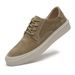 Frosted Pig Eight Leather Men's Casual Suede Men's Shoes Low-top Lace-up Round Head Inner Height-increasing Shallow Mouth Board Shoes_vogvips.com