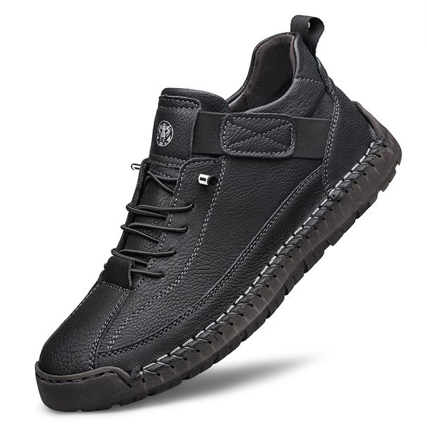 Cross-border Bestseller: Large Size Trendy Shoes, Outdoor Workwear, Vintage Stitching, Mid-high Top, Fashionable Casual_vogvips.com