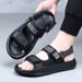 Men's Summer Sandals For Outdoor Wear, Non-slip And Wear-resistant, Sporty Beach Shoes, Soft-soled Student Slippers,_vogvips.com