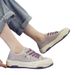 2024 Summer Women's Tide With Board Flat Female Fashion Casual Thick Bottom Mesh Breathable White Shoes_vogvips.com
