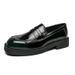 2025s 2025 New Large Size Square Loafers For Men Patent Leather Glossy Height Increasing British Casual Hairstylist Big Toe_vogvips.com