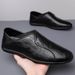 Suitable For All Seasons Men's Summer Genuine Leather Breathable Business Formal Shoes 2024 New Casual Soft Sole Loafers_vogvips.com
