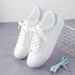 Vulcanize For Women Fashion Spring New Classic Solid Color PU Leather S Casual White Shoes Sneakers_vogvips.com