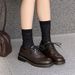 Business Elite Derby Couple Leather Thick Sole Men And Women Trendy British Formal Commuter Shoes 14643 Brown-J_vogvips.com