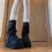Mid-Calf Women 2025 Autumn Winter New Fashionable Versatile Height-Increasing Street Style Pants Tube Boots For A Taller_vogvips.com