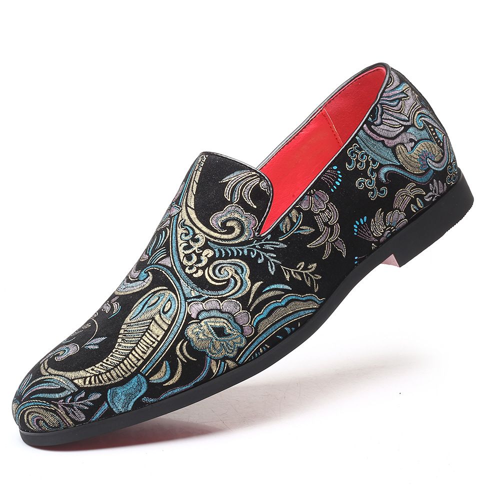 Bean 2025 Four Seasons New Style Soft Soled Lazy Versatile Business Casual Leather Shoes For Men_vogvips.com