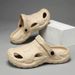 Men's Outdoor Summer Wearable Clog Shoes Anti-Slip Breathable Odor-Resistant Slip-Resistant Sandals_vogvips.com