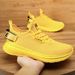 Cross-border Sales Of Autumn And Winter Fly-knit Mesh Breathable Casual Dad Shoes, Student Soft-soled Lightweight_vogvips.com