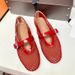 Mesh Ballet Flats For Women Summer With Embellished Patent Leather Trim Comfortable Breathable Fashionable Casual Shoes_vogvips.com