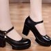 Cheongsam Show Special Catwalk High Heels Women Thick Sole Waterproof Platform Round Toe Comfortable Performance Chunky_vogvips.com