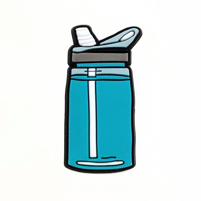 Cute Blue Series Shoes Flower Shoe Buckle Soft Glue DIY Personality Cartoon_vogvips.com