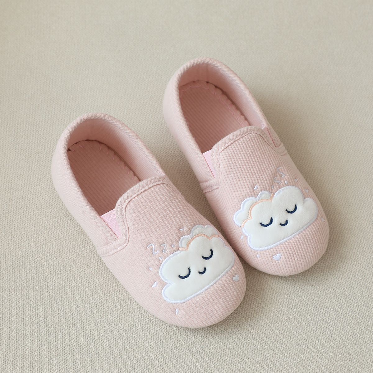 Spring & Fall K-style Anti-Slip Heel Indoor Girls' Slipper_vogvips.com