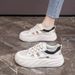 Mesh Breathable Mesh Shoes Women's Thin Hollow White Shoes Thick Sole Heightening Niche Versatile Student Board Shoes_vogvips.com