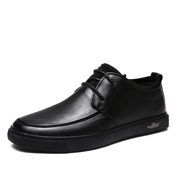 Men's Shoes Low-top Shoes Casual Lace-up Single Shoes Formal Men's Men's Leather Shoes_vogvips.com