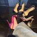 New Summer Women's Sandals: Open-Toe Glitter Backless Bowknot Thin Heel Light Luxury French Satin High Heels_vogvips.com