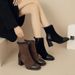 Autumn Winter Hot Selling Martin Boots Women's High Ing New Plush Thick Heel Short Boots, Square Toe European And_vogvips.com