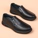 Euro Step Men's Genuine Leather Slip-On Loafers Driving Comfortable Breathable Korean Style Casual Shoes_vogvips.com