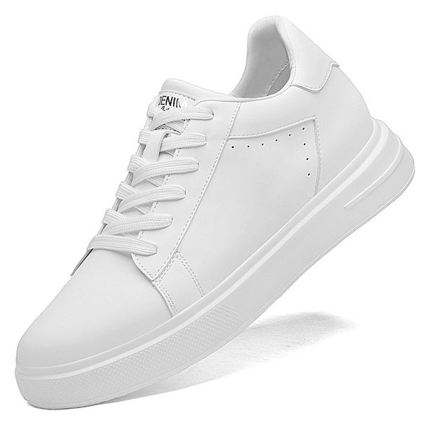 Invisible Heightening Shoes, Thick-soled Inner Heightening Men's Shoes, Small White Shoes, Breathable Sports Shoes, Casual Board Shoes_vogvips.com