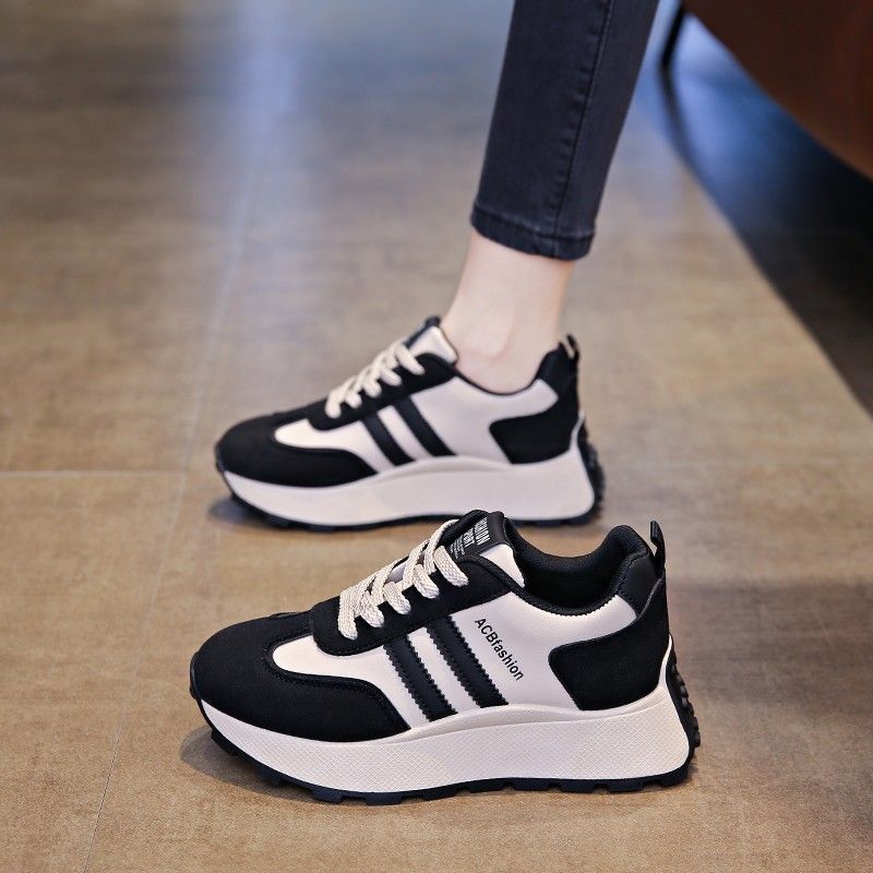 Heel Height 5.5 Cm New Style Forrest Gump Shoes Fashionable Versatile Casual Shoes Thick Soled Sports Shoes_vogvips.com